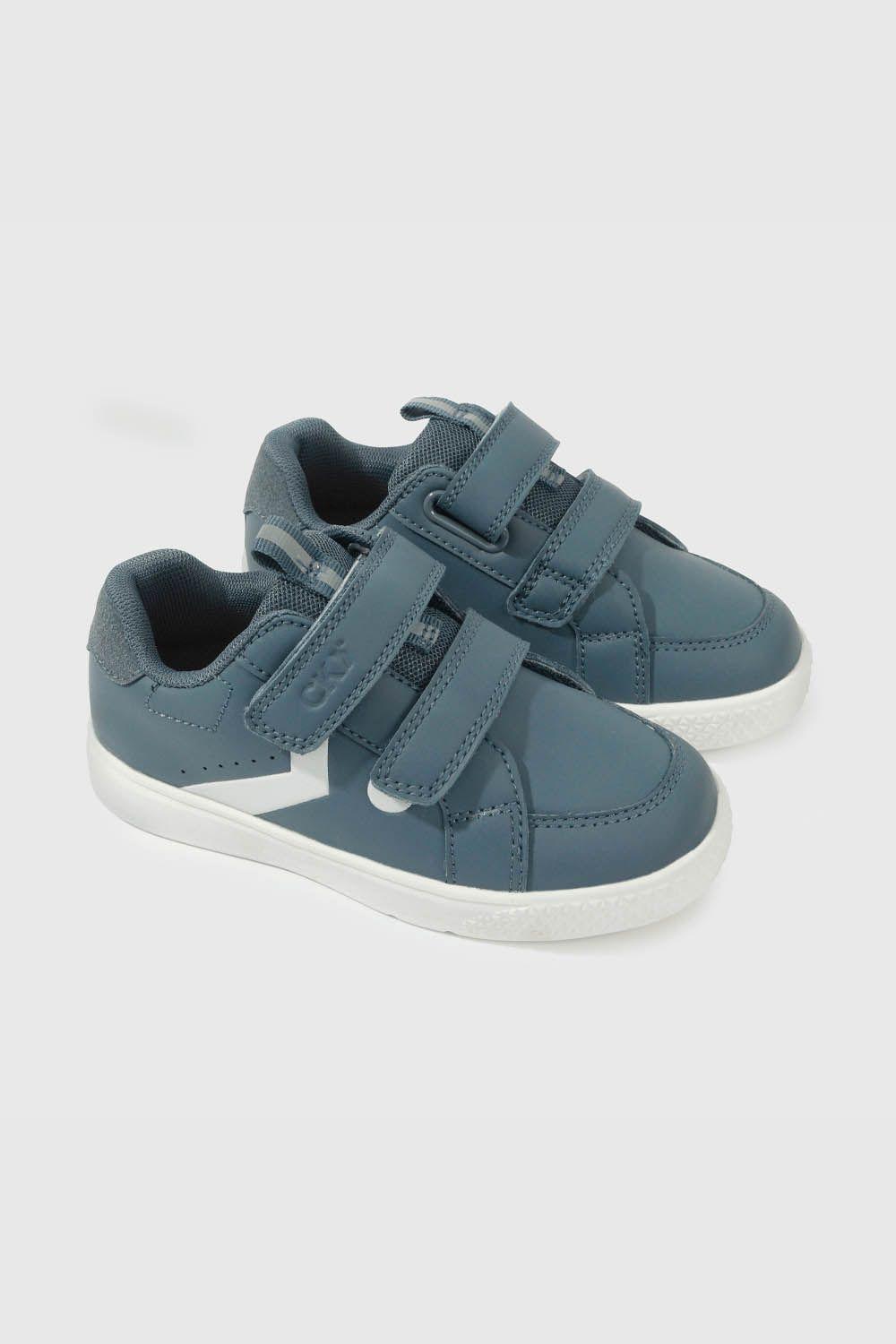 Zapatilla Azul con Velcro Niño-0