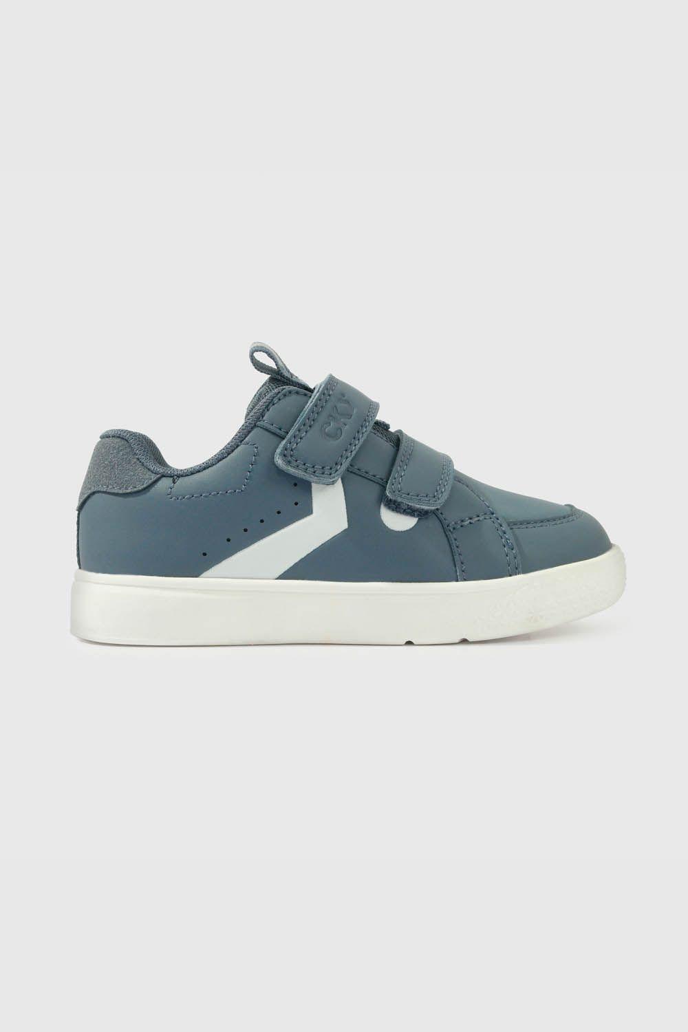 Zapatilla Azul con Velcro Niño-1