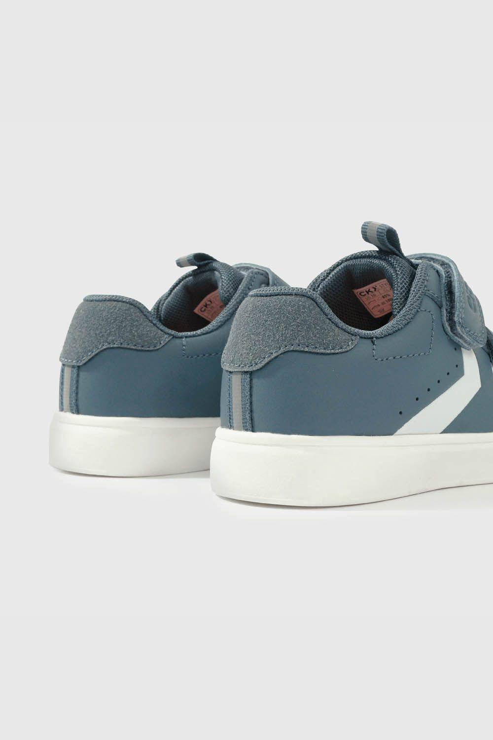 Zapatilla Azul con Velcro Niño-4