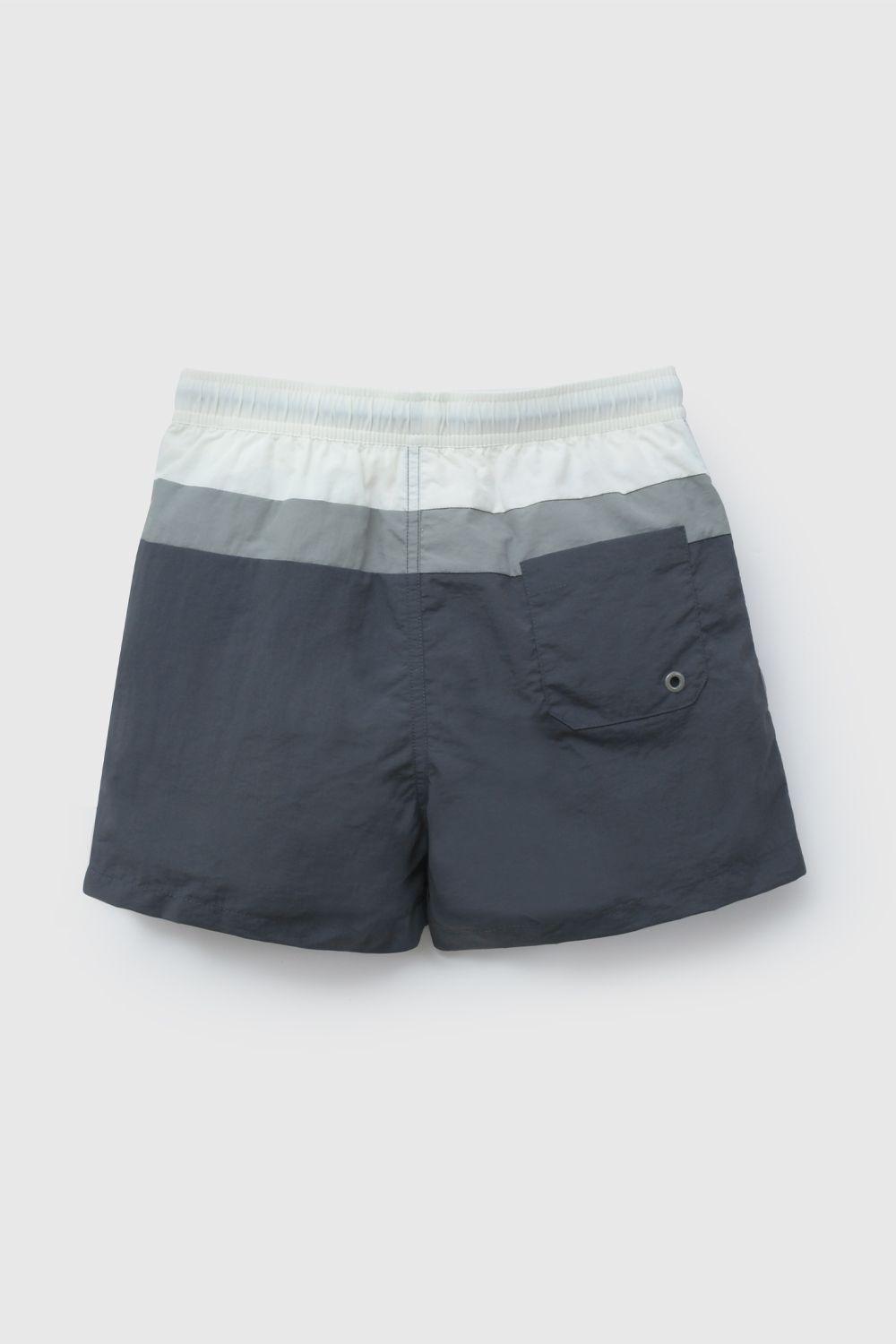 Traje De Baño UV Negro Rayado De Niño TBNY0902V26-1