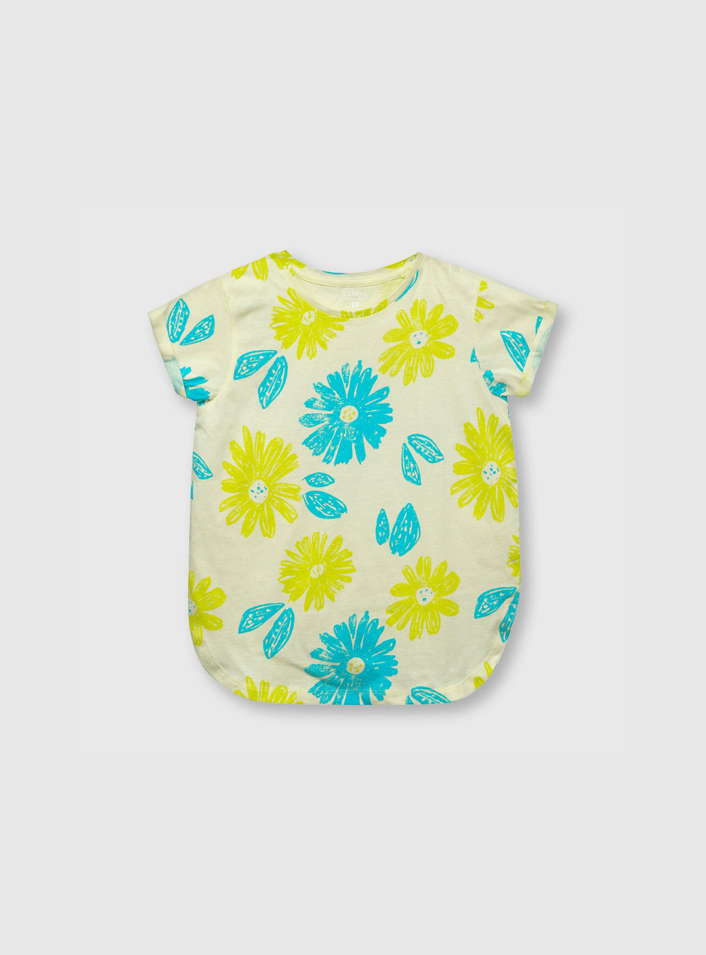 Polera Niña Amarillo (2 A 12 Años) Colloky-0