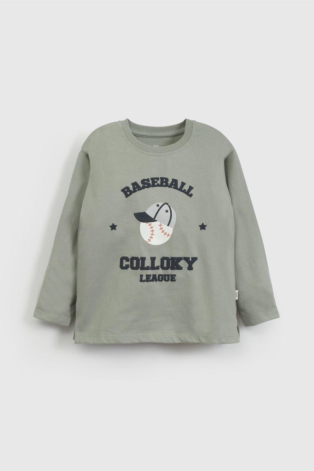 Polera Verde Colloky De Niño POJE7192V26-0