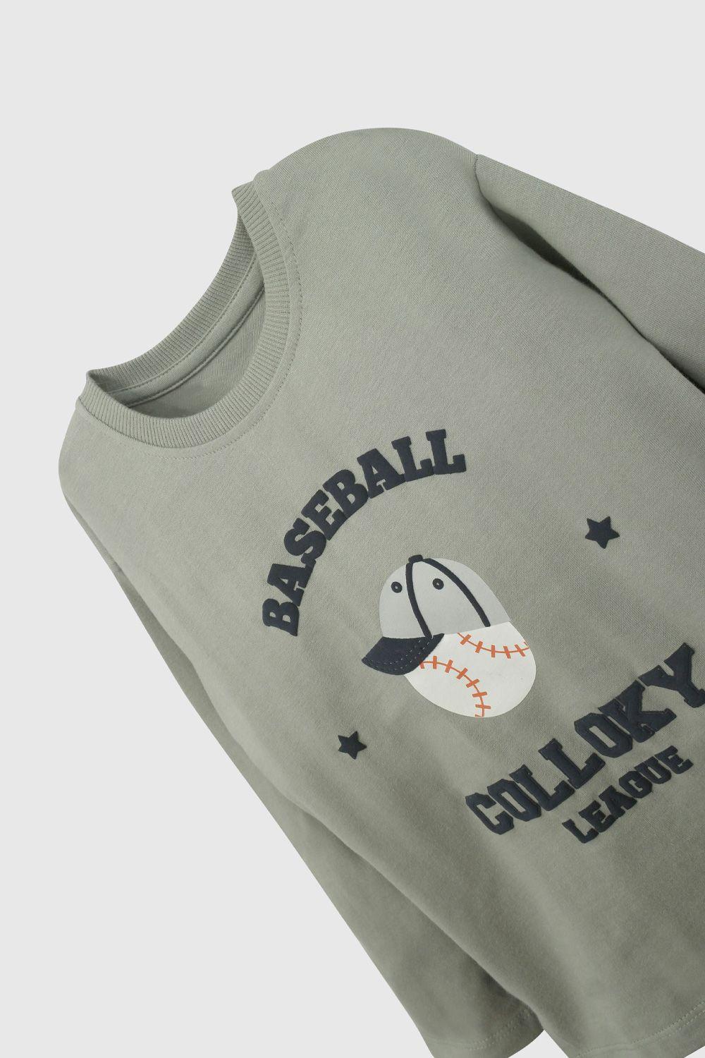 Polera Verde Colloky De Niño POJE7192V26-2