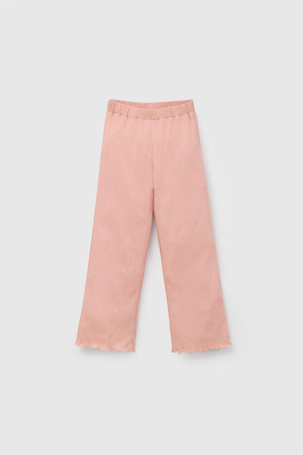 Pantalón Tela Punto De Niña PTJE0236V26-0