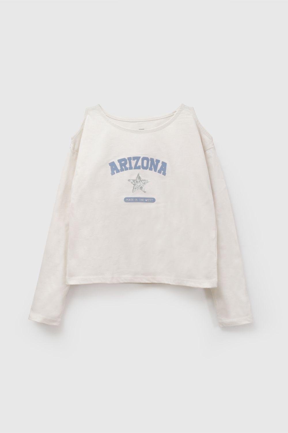 Polera Beige Niña 7543 Colloky-0