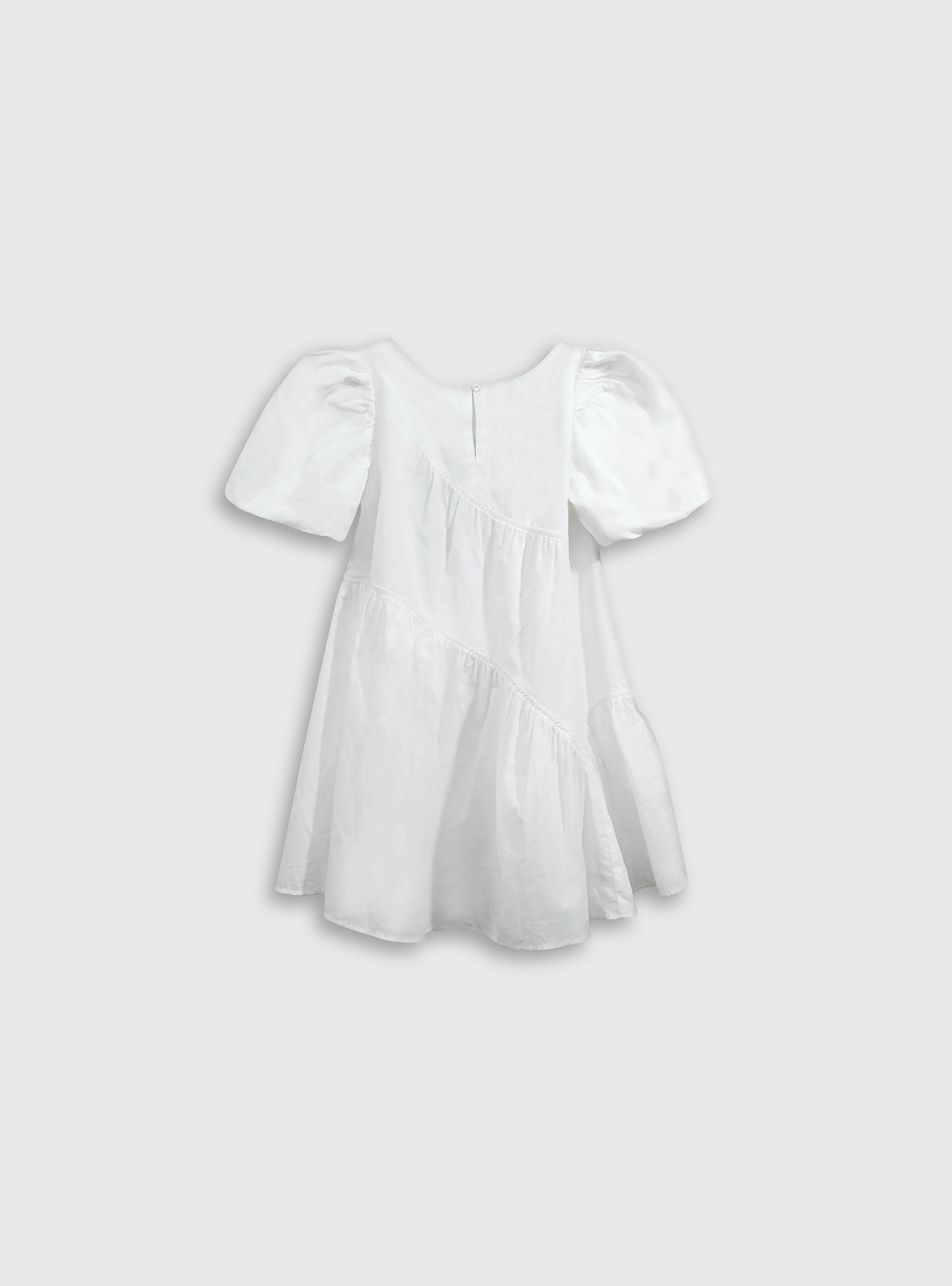 Vestido Niña Blanco 54894 Colloky-1