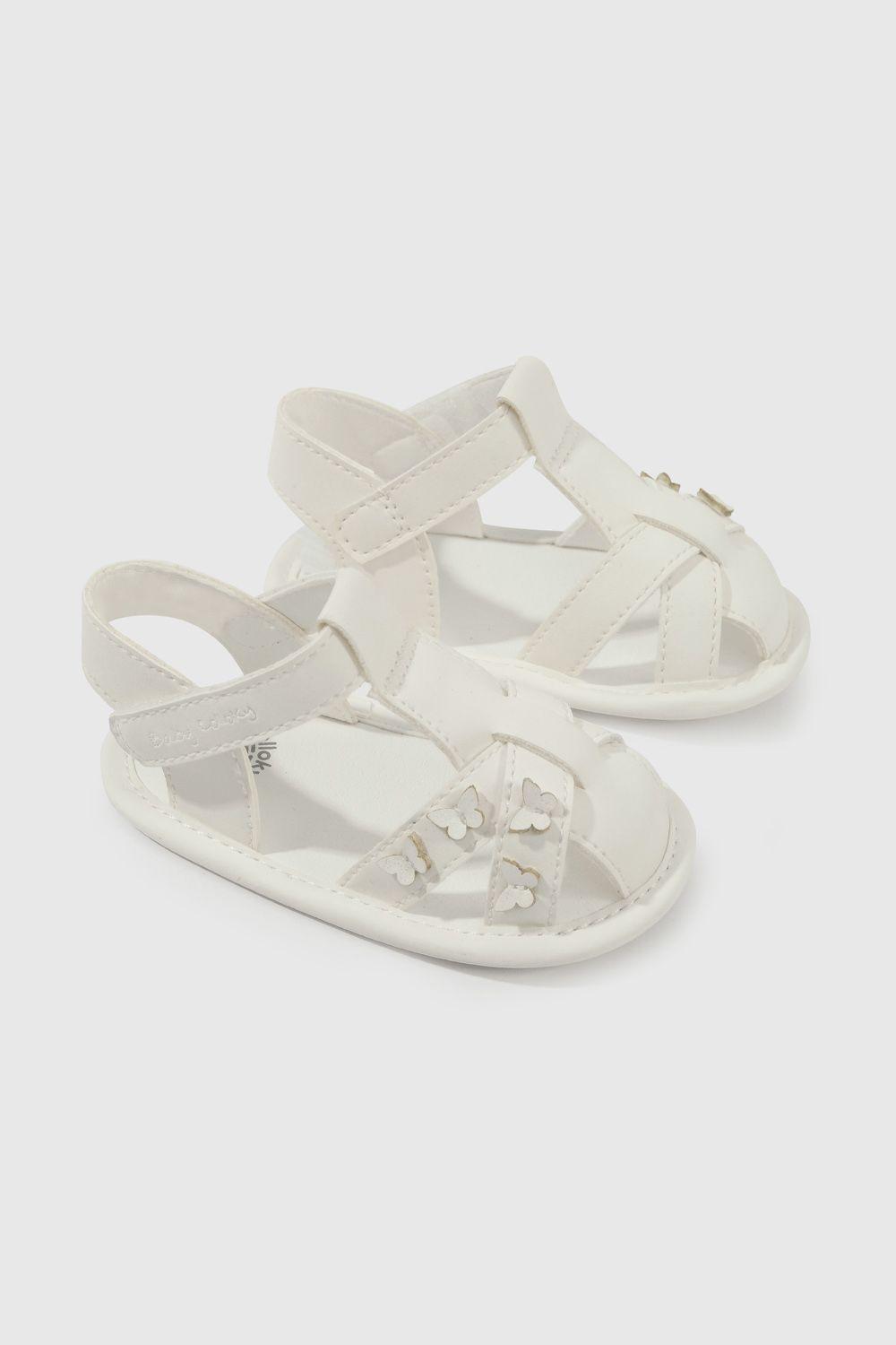 Sandalia Blanca de Bebé-0