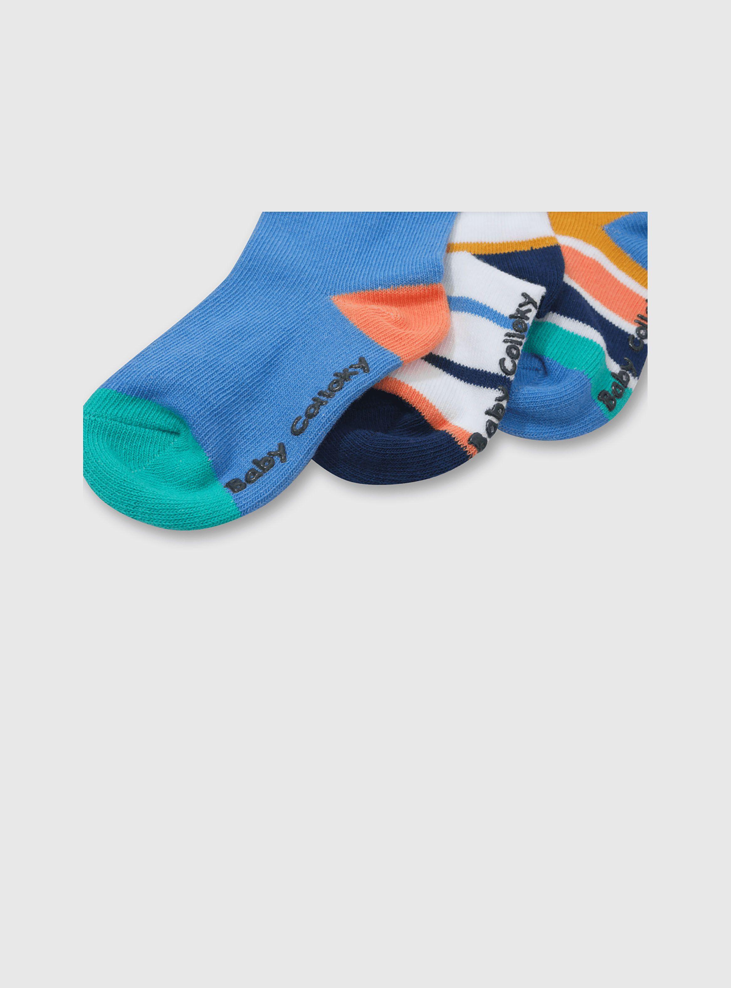 Calcetin Deportivo Niño Azul 49551 Colloky-1