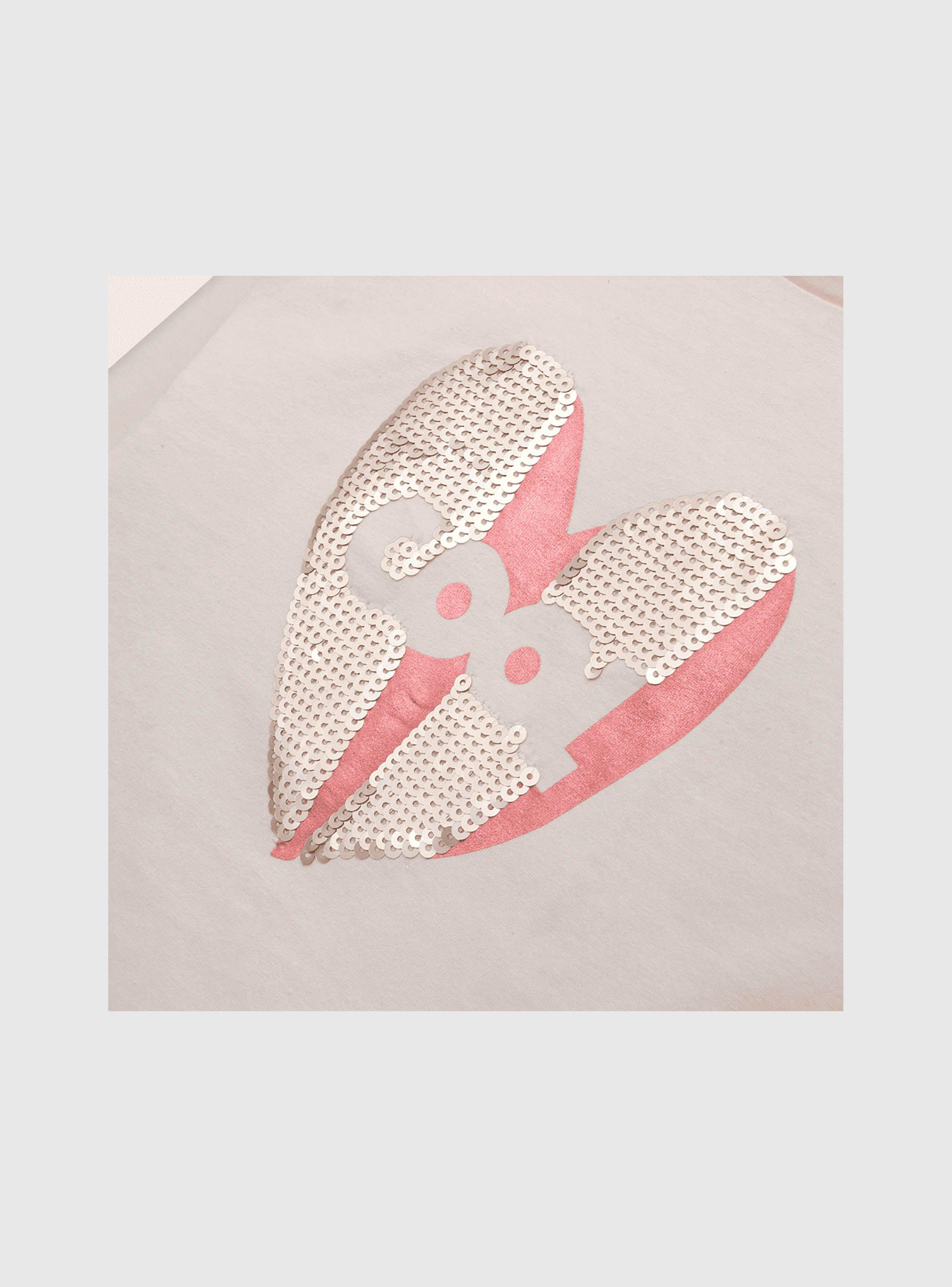 Polera De Bebé Niña Corazon Rosado (3 A 36 Meses) Colloky-2