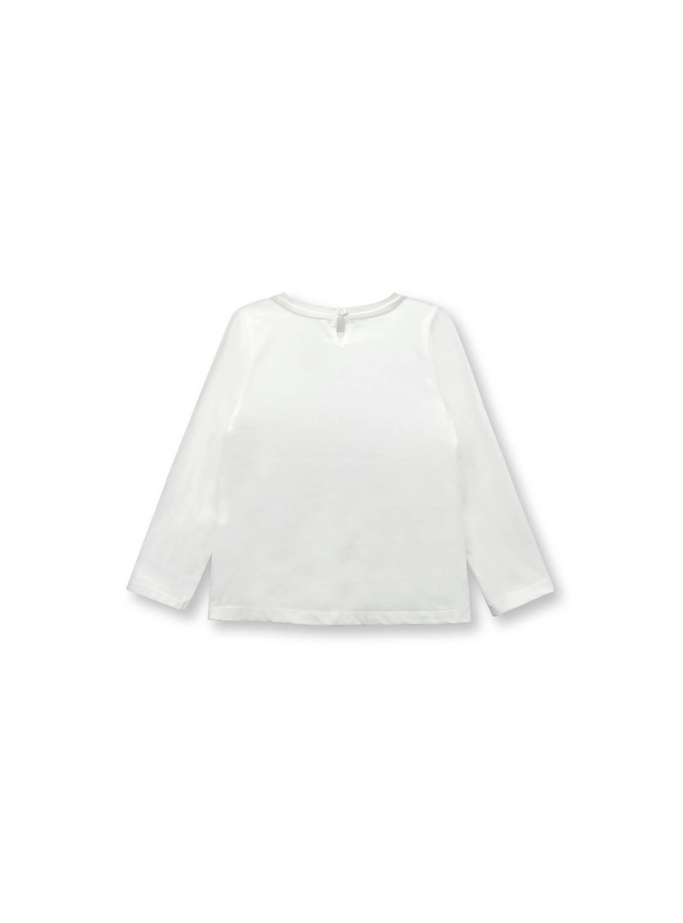 Polera De Bebé Niña Ardilla Blanco (3 A 36 Meses) Colloky-1