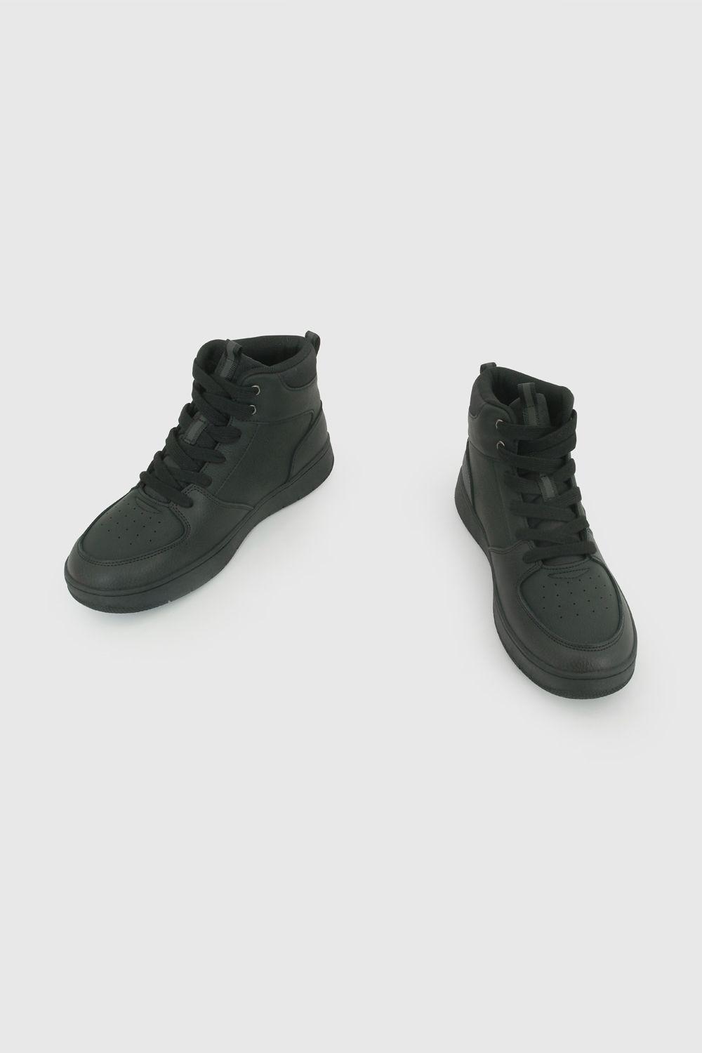 Zapatilla Escolar Negra 7248 Colloky-3