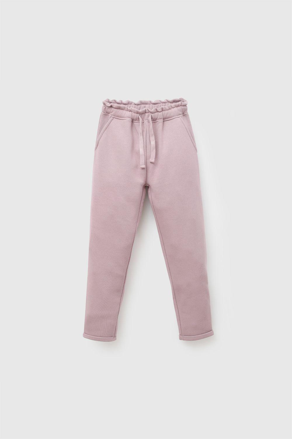 Pantalon Buzo Purpura Niña 3-4A a 12-13A Colloky-0
