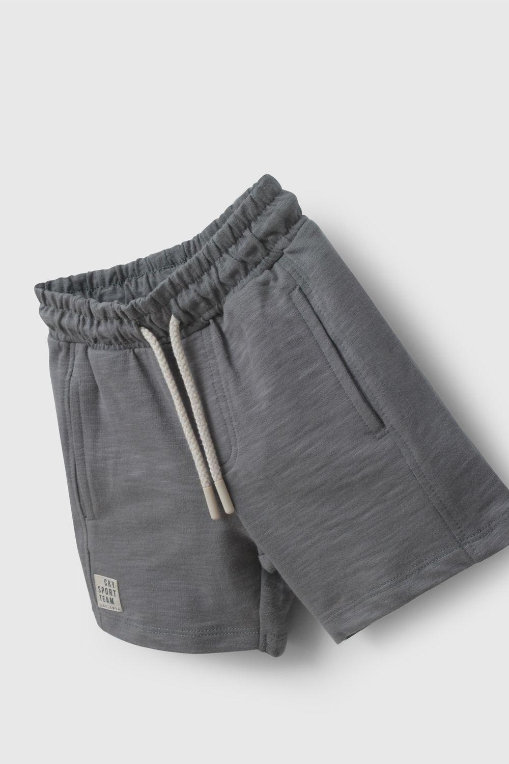 Bermuda Negro Cortes De Niño BDPO2503V26-2