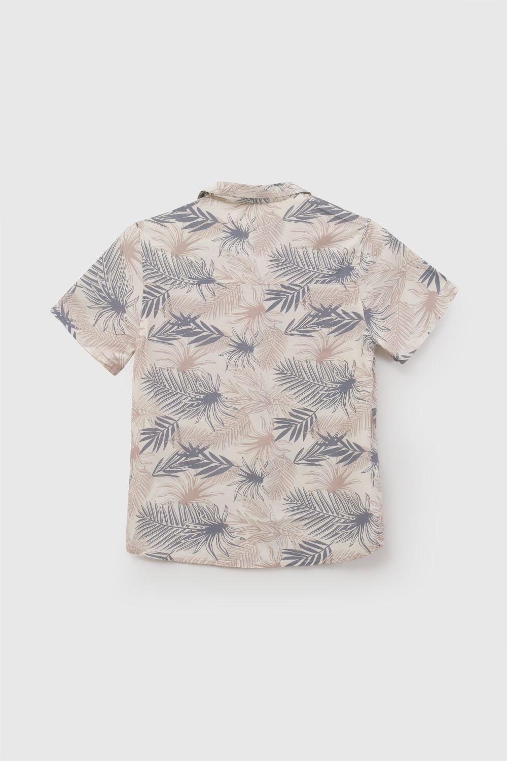Camisa Viscosa Beige Niño 3-4A a 12-13A Colloky-2