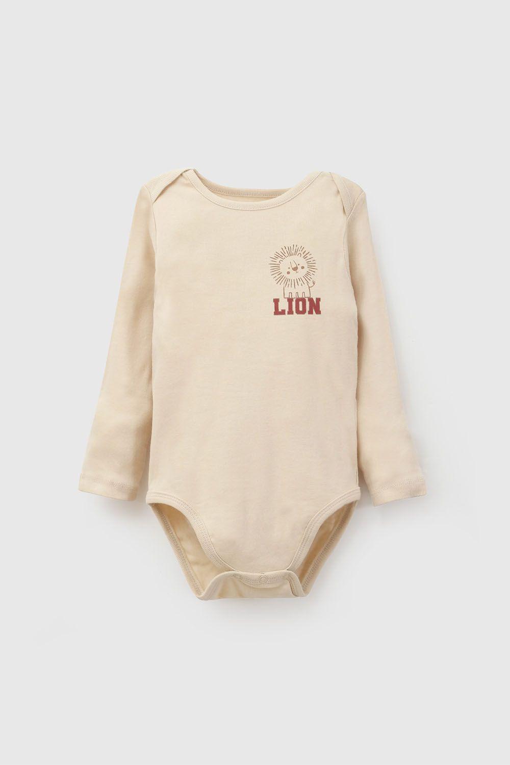 Set Polerón/Body Niño Cafe 8403 Colloky-2