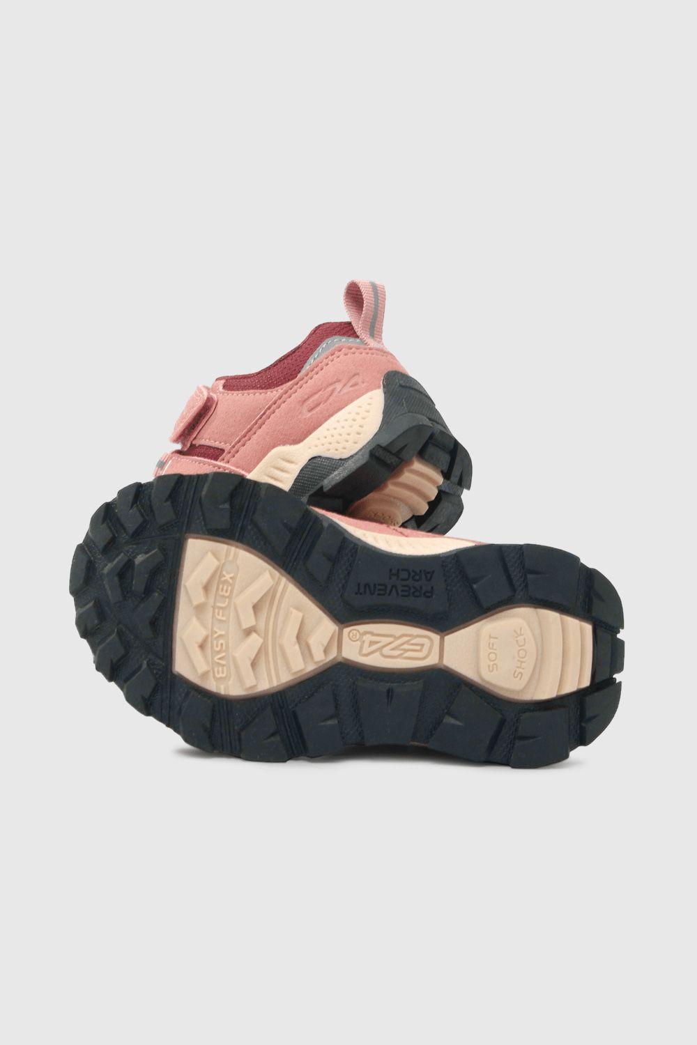 Zapatilla outdoor Fucsia de Niña (21 a 27)-2