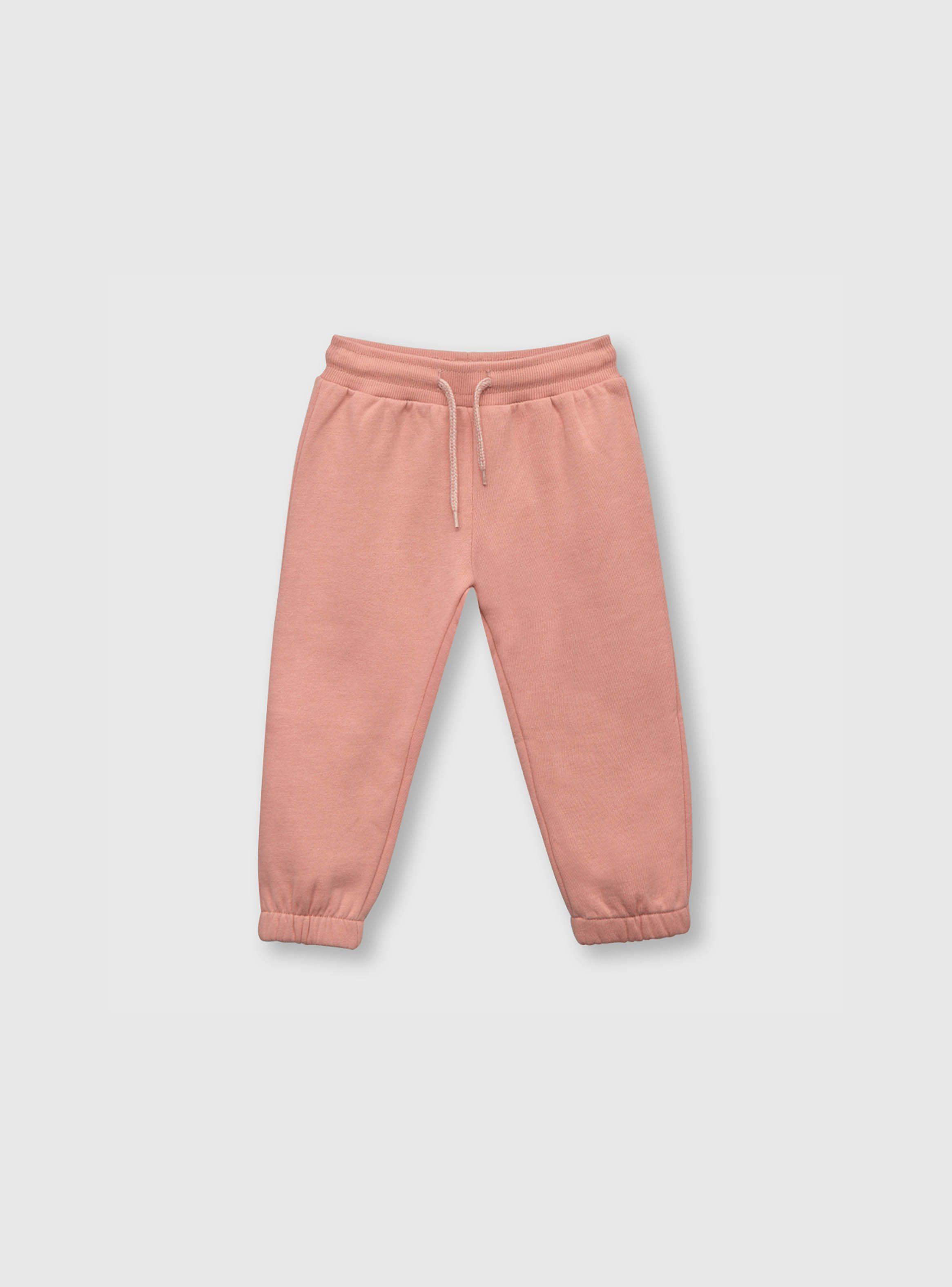 Pantalón Bebé Niña Buzo Rosado (3 A 36 Meses) Colloky-0