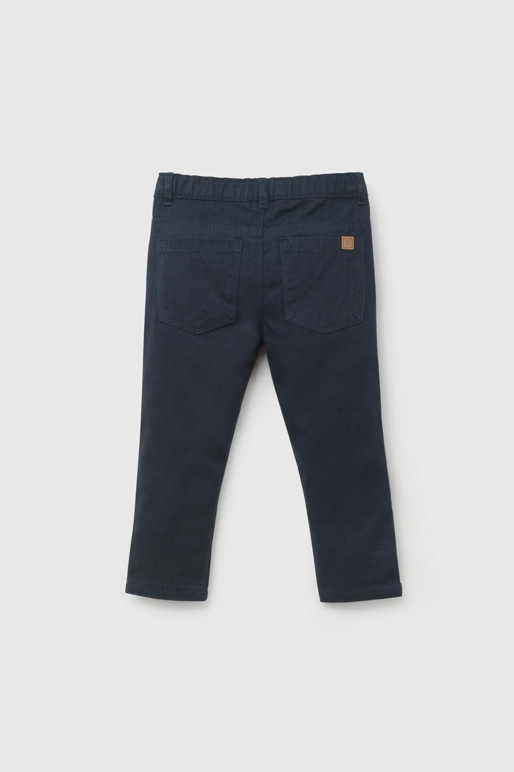 Pantalón Azul Gabardina De Niño PTGB1157V26-1