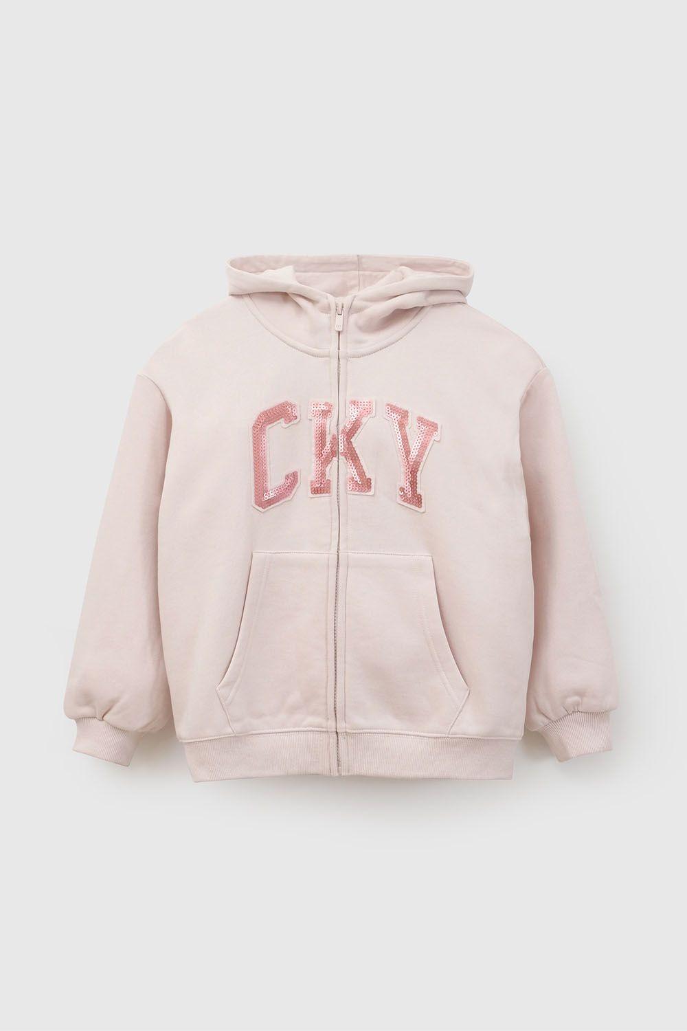 Polerón Niña Rosado 8033 Colloky-0