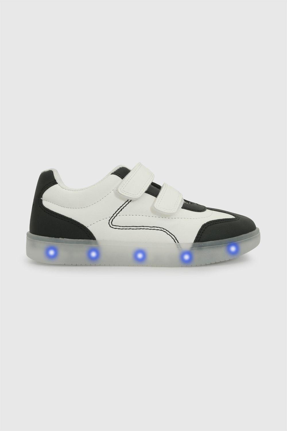 Zapatilla Luces Blanca Niño 28-33 Colloky-1
