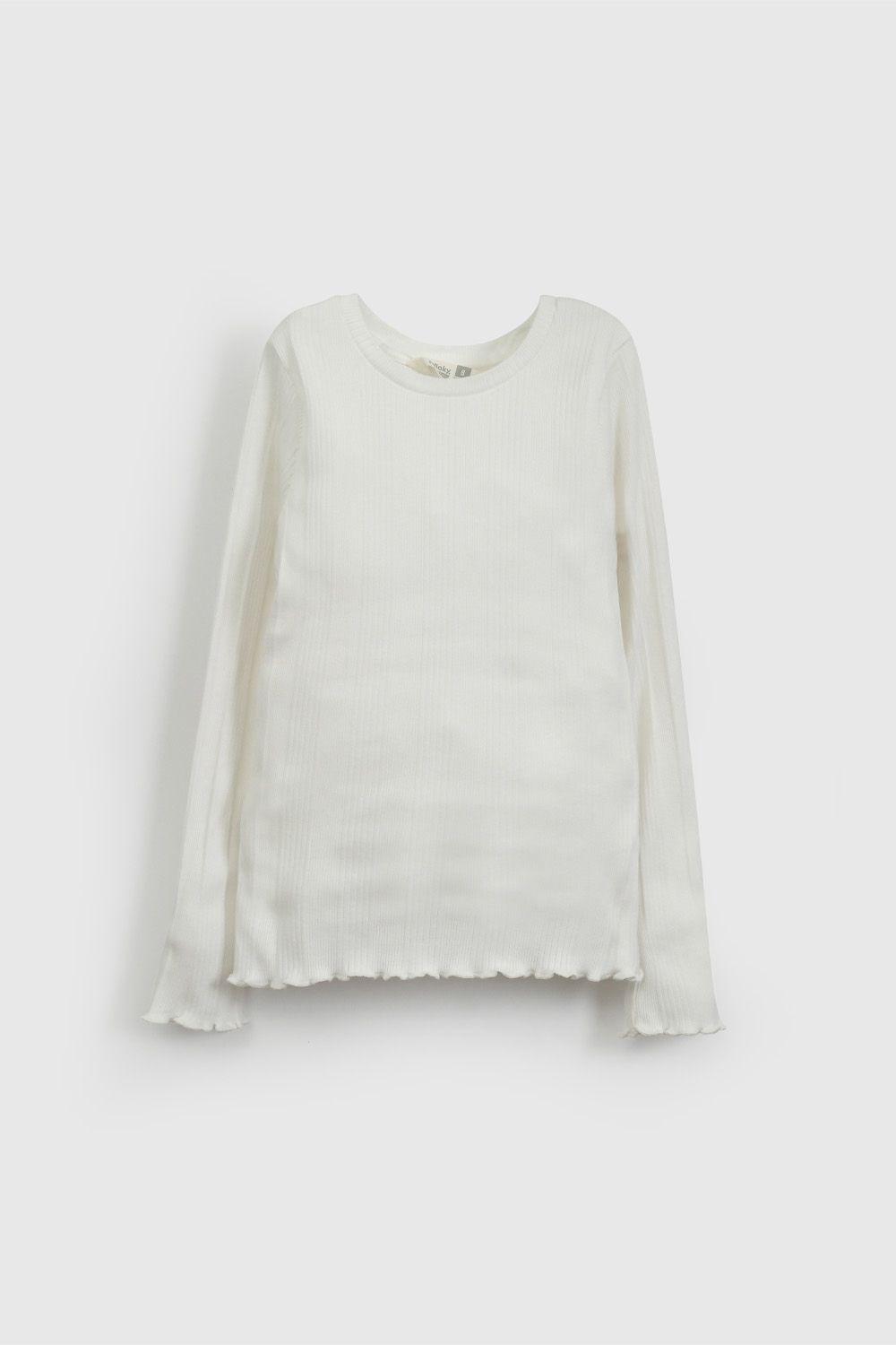 Polera Blanco Niña 7453 Colloky-0