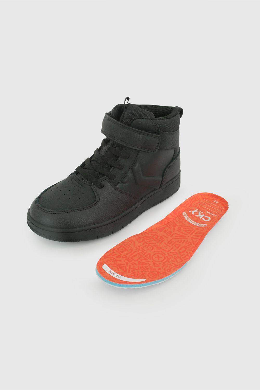 Zapatilla Escolar Negra 7261 Colloky-6