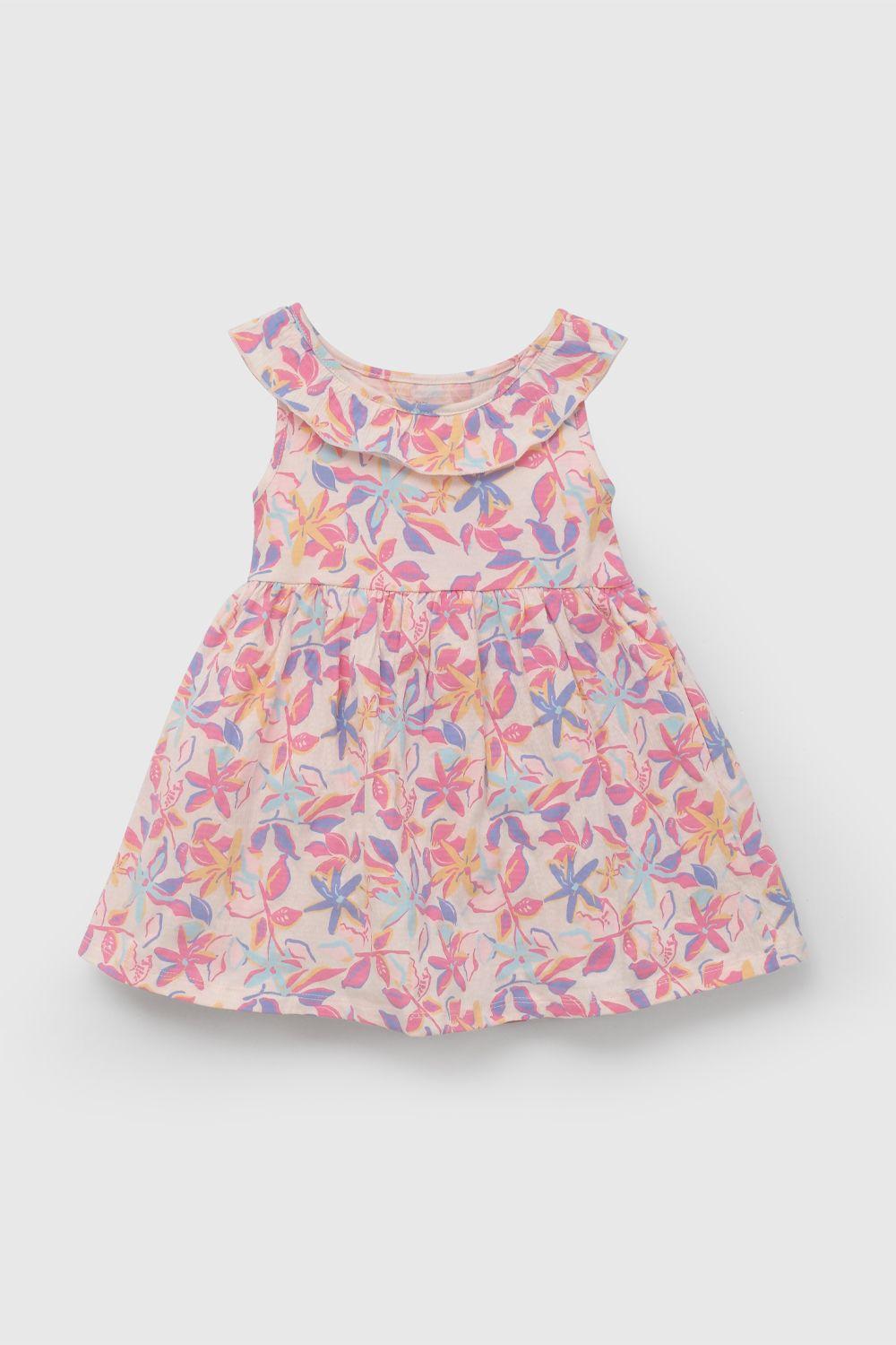 Vestido Multicolor Flores De Niña VEJE1298V26-0