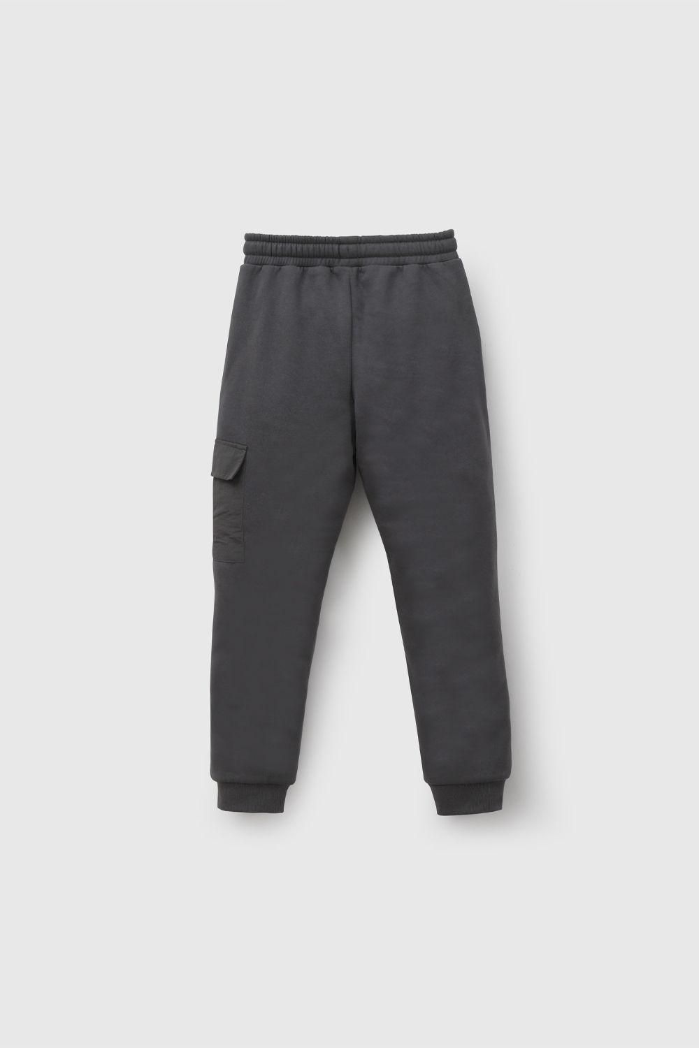 Pantalón Buzo Gris Niño 7567 Colloky-1
