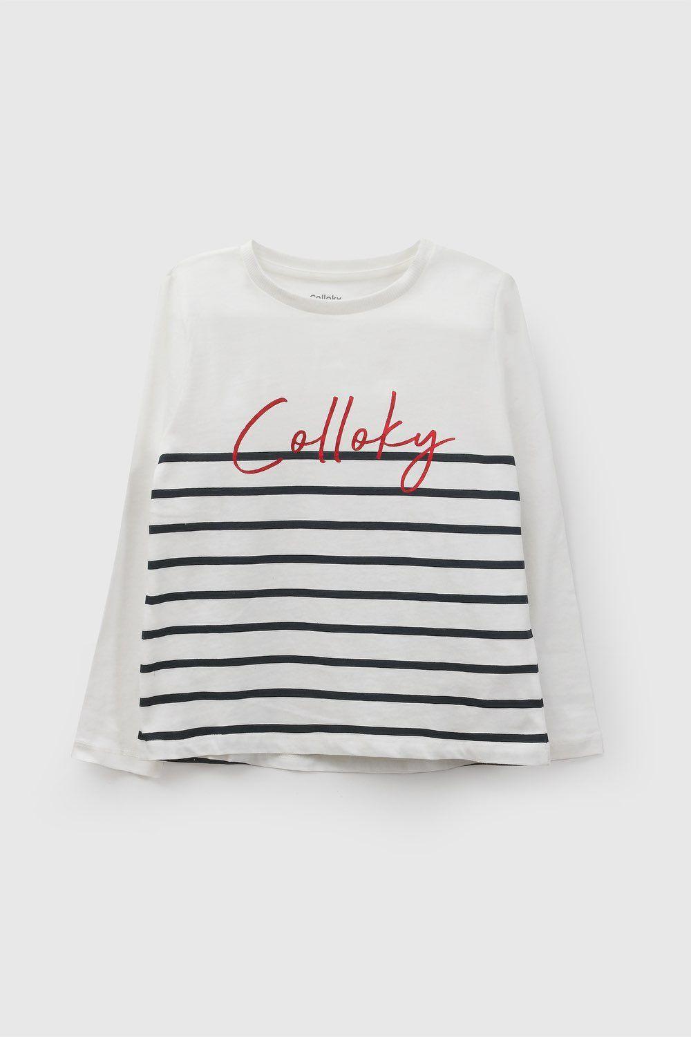 Polera Niña Blanco 7701 Colloky-2