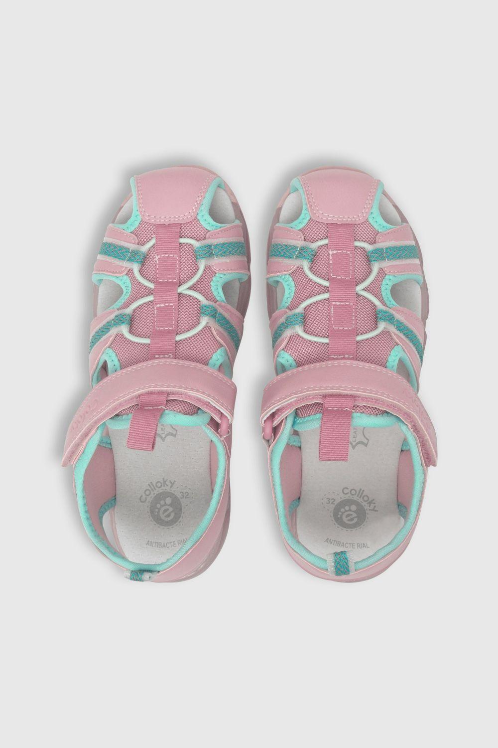 Sandalia de niña luces mora / purple (28 a 38)-3