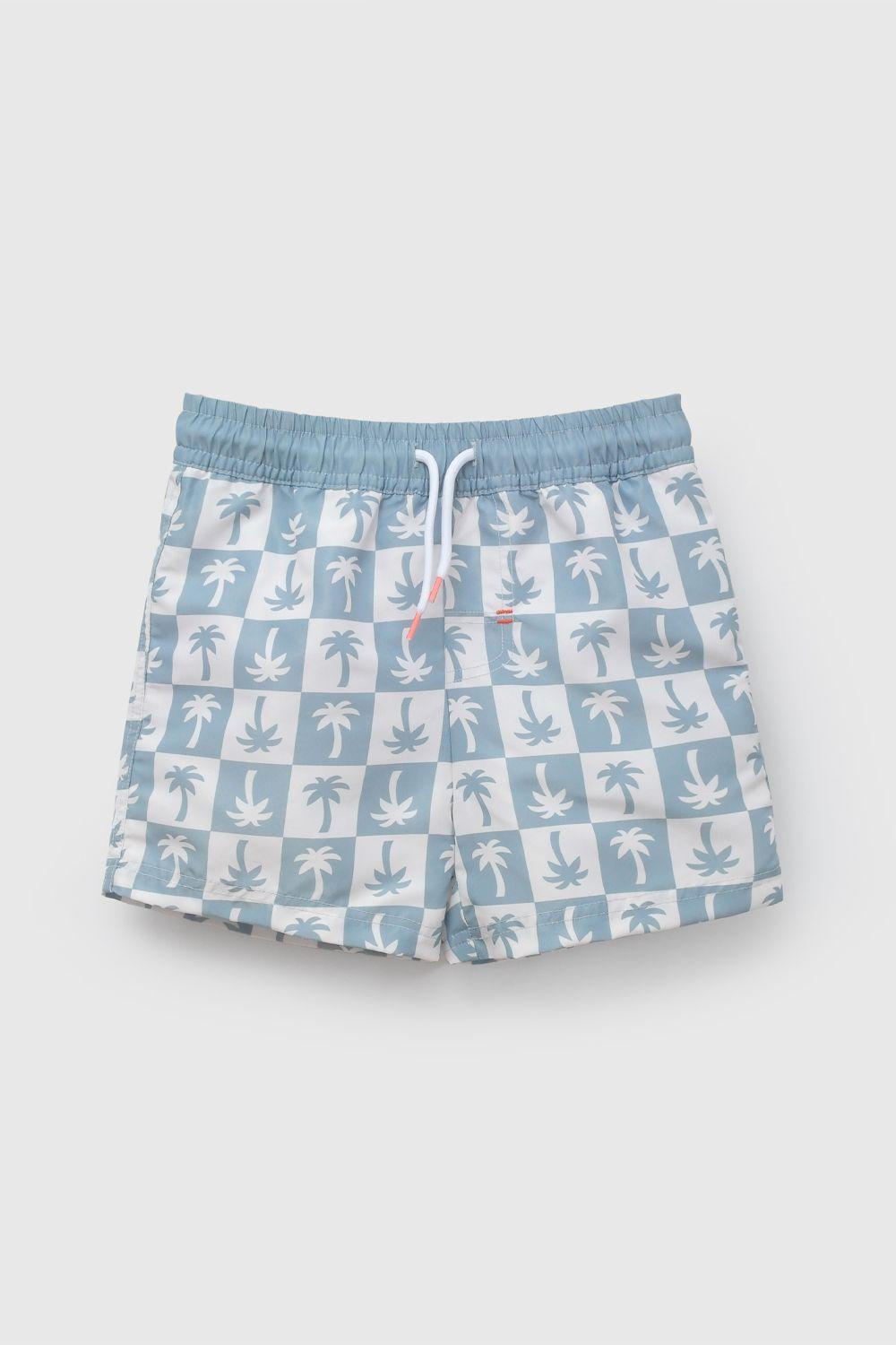 Conjunto Traje de Baño y Sombrero Palmeras de Niño COLY3350V26-2