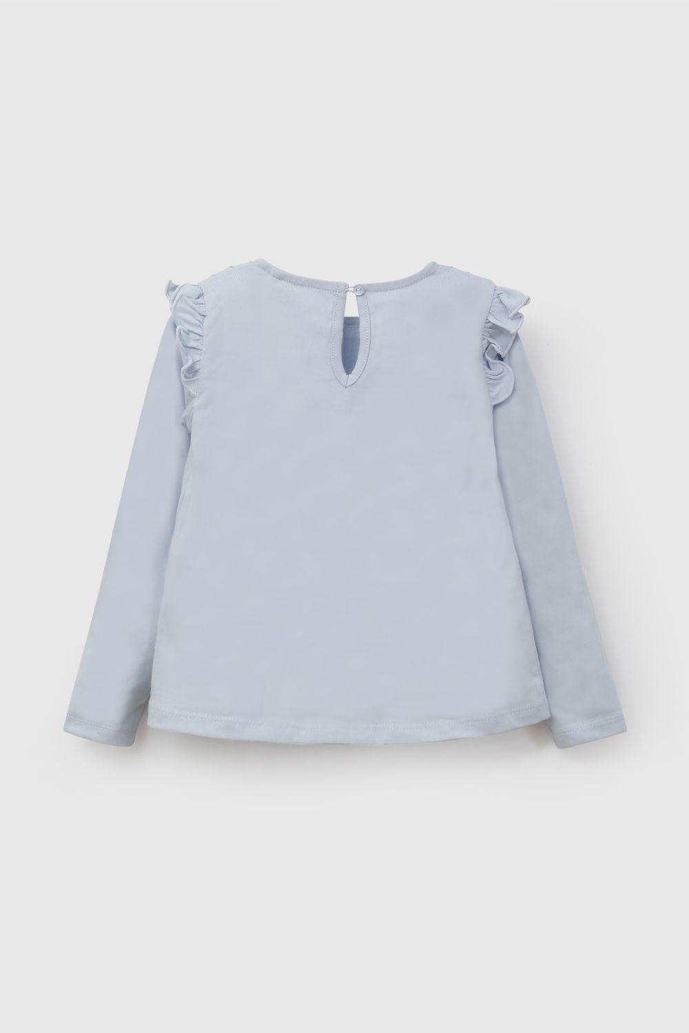 Polera Celeste Niña 7355 Colloky-1