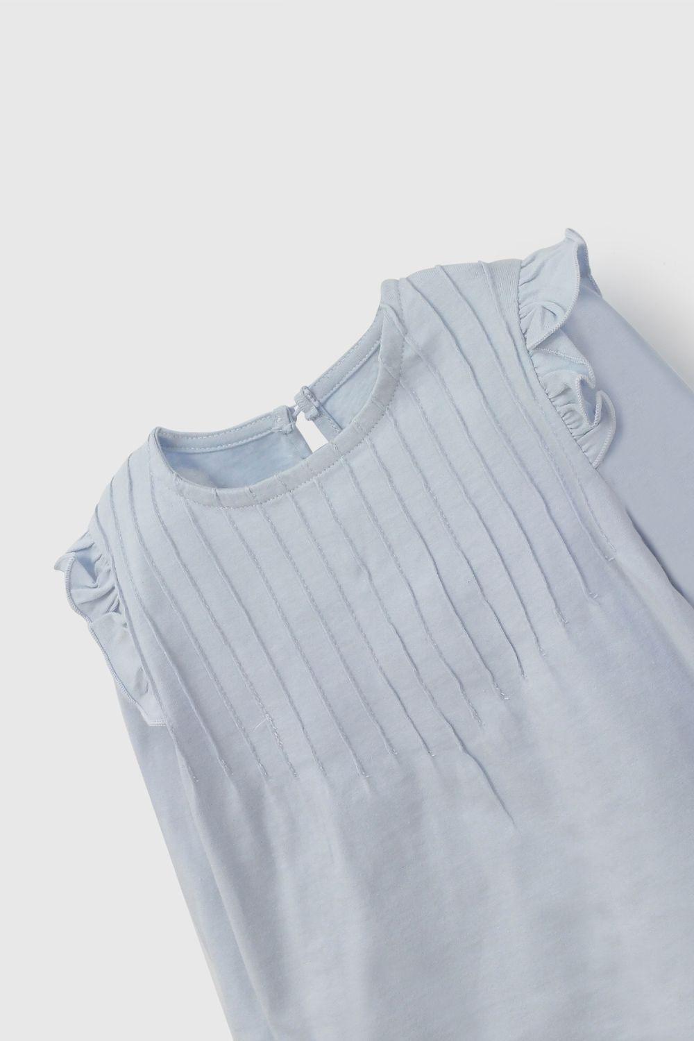 Polera Celeste Niña 7355 Colloky-2