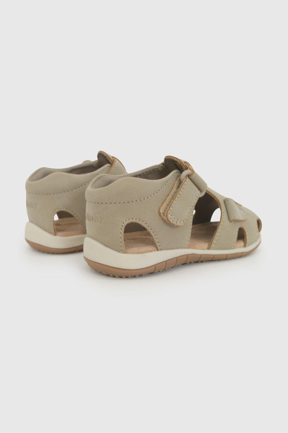 Sandalia Velcro Beige Niño 18-21 Colloky-5