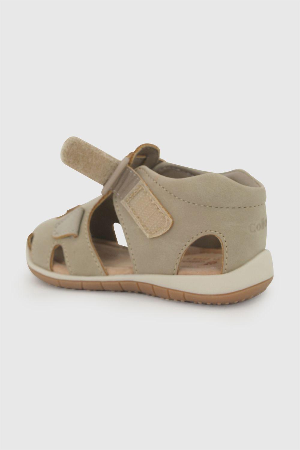 Sandalia Velcro Beige Niño 18-21 Colloky-6