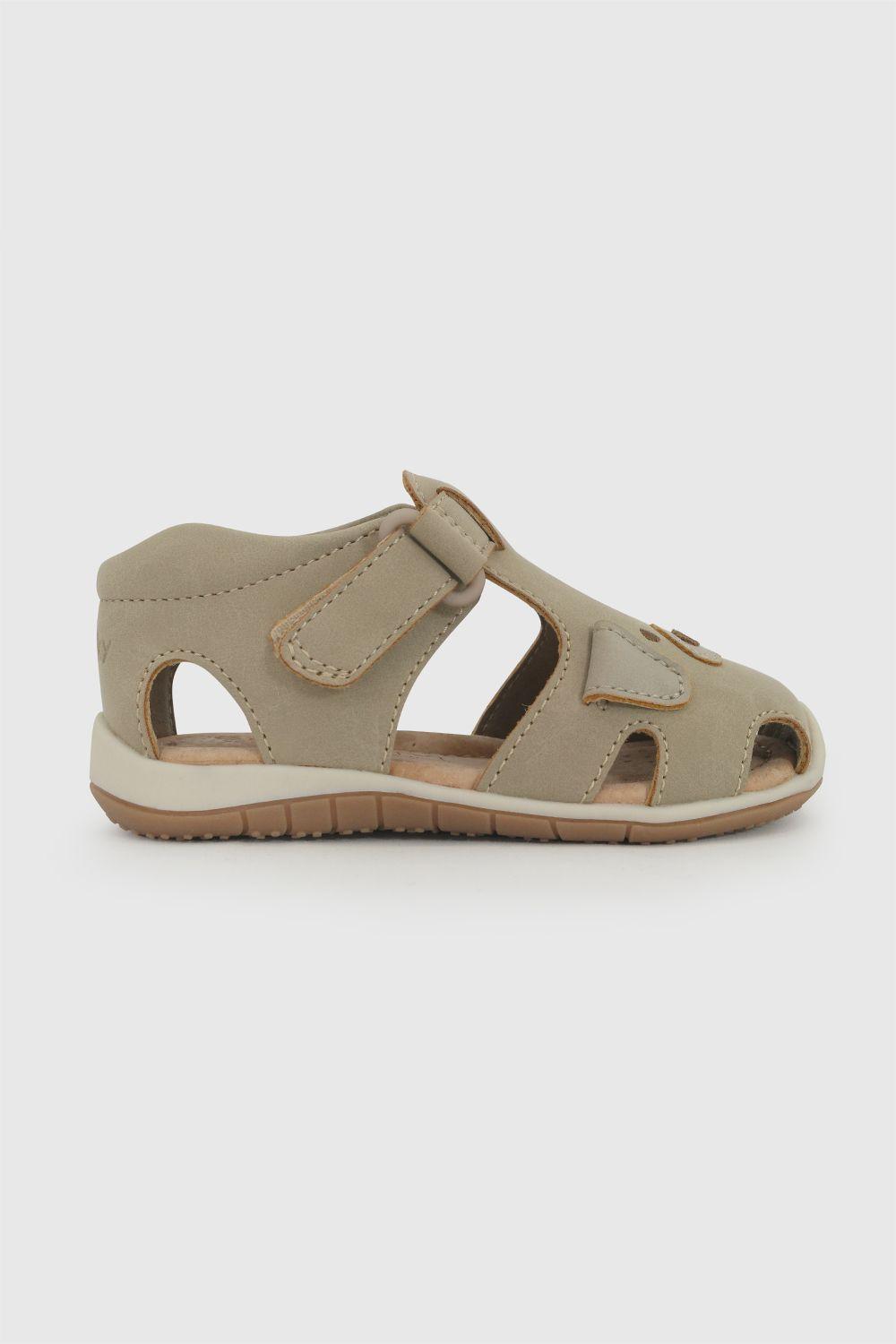 Sandalia Velcro Beige Niño 18-21 Colloky-2