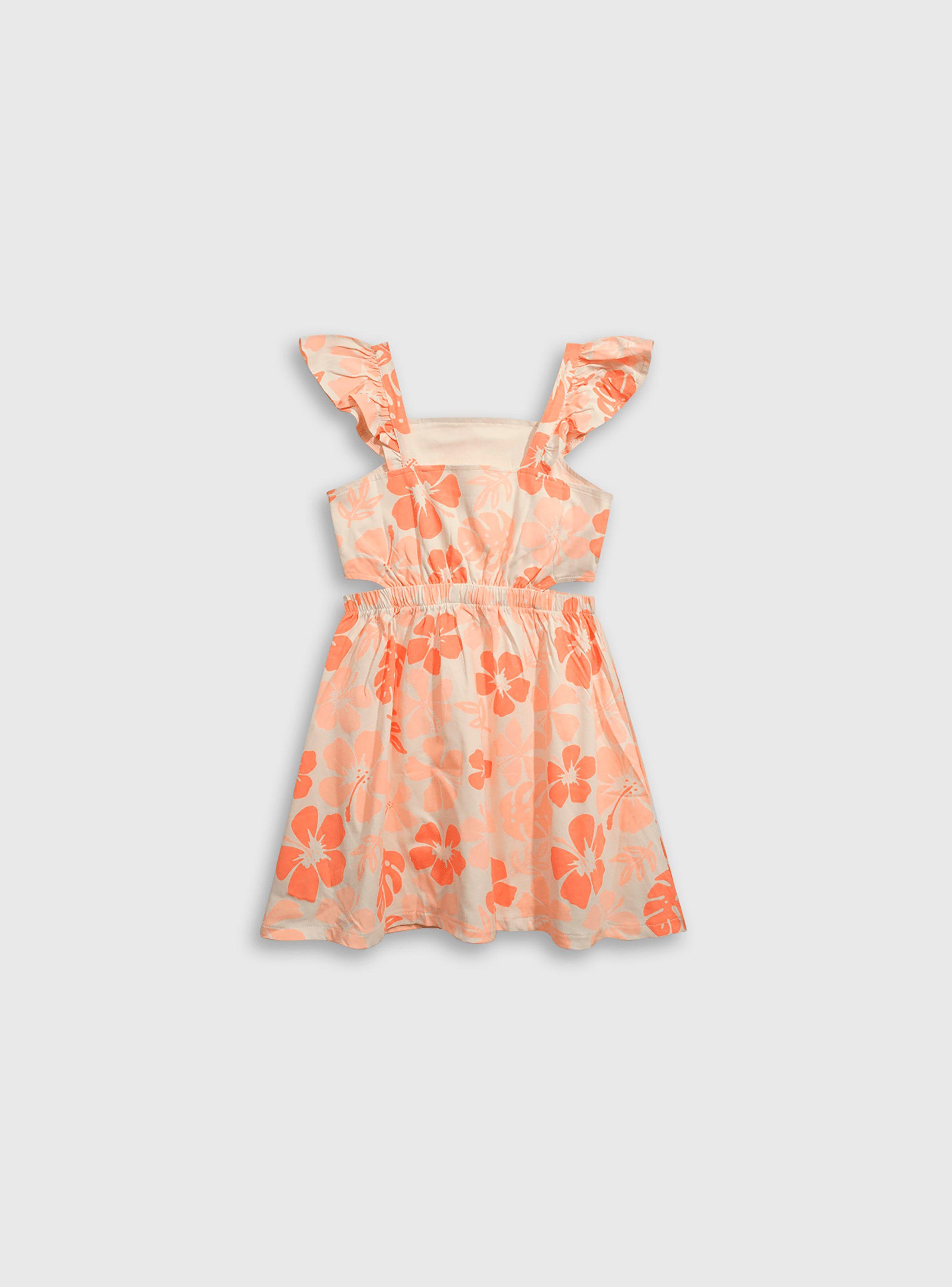 Vestido Niña Naranjo 55631 Colloky-1