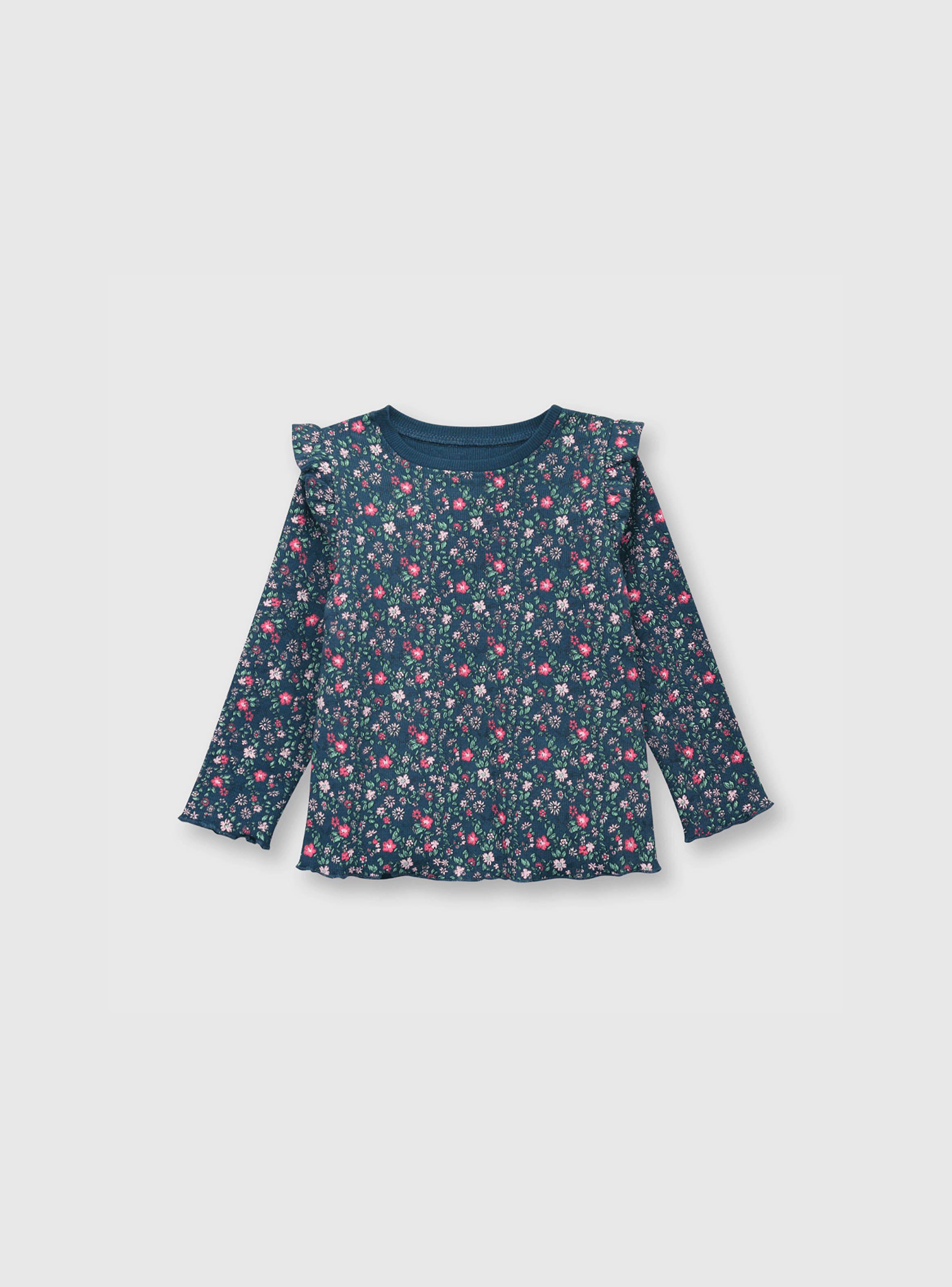Polera Niña Azul (3 A 36 Meses) Colloky-0