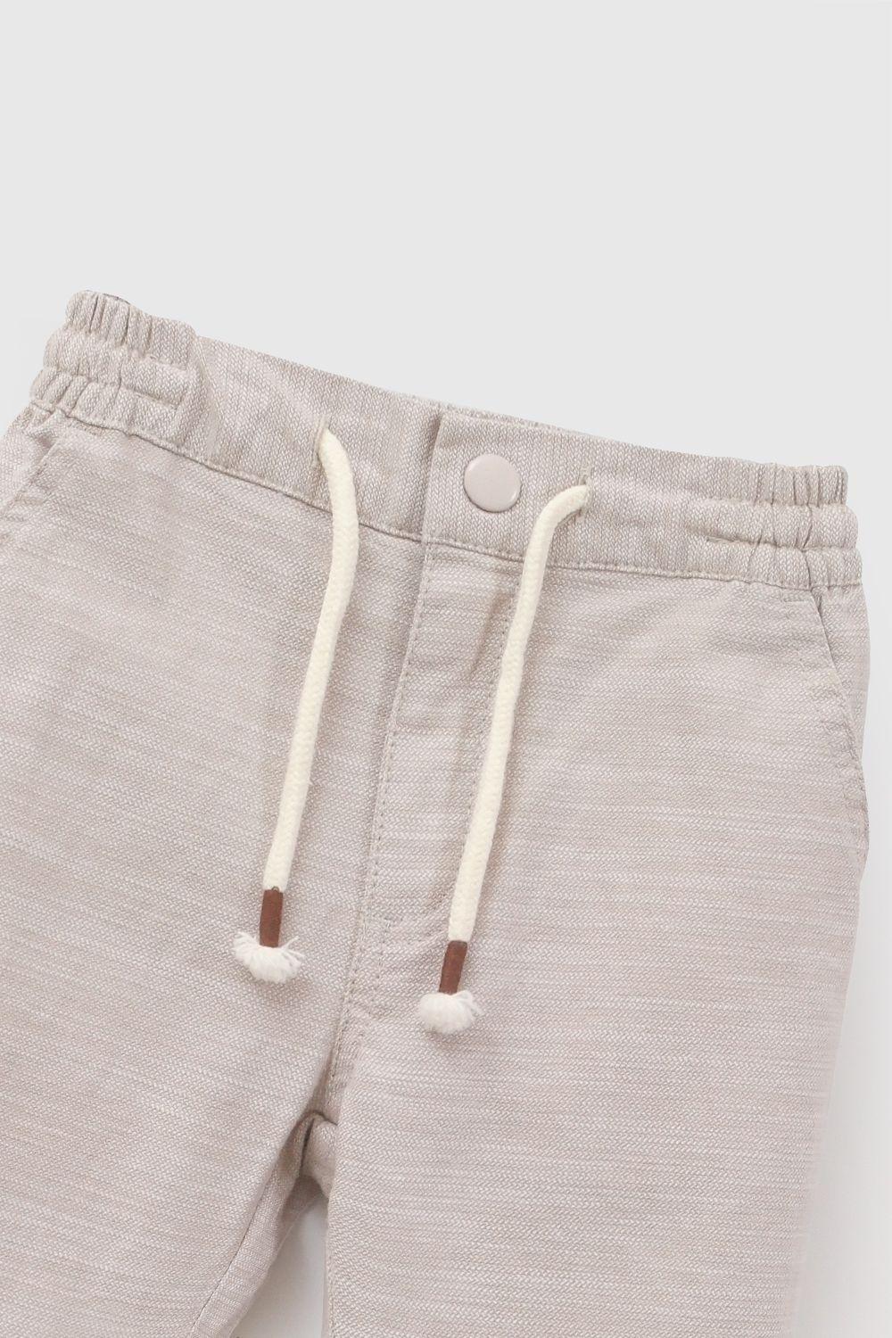 Pantalon Cafe Niño 6-9M a 4-5A Colloky-2