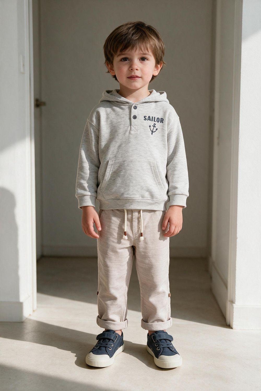 Pantalon niño cafe 6-9M a 4-5A-1