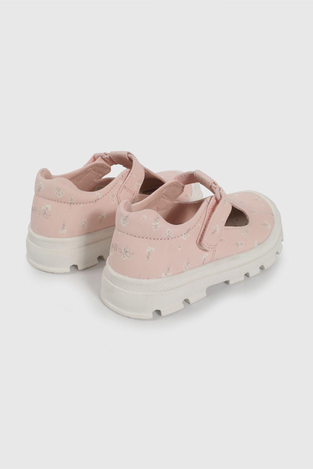 Reina Rosada con Estampado de Flores 42100230V26-4