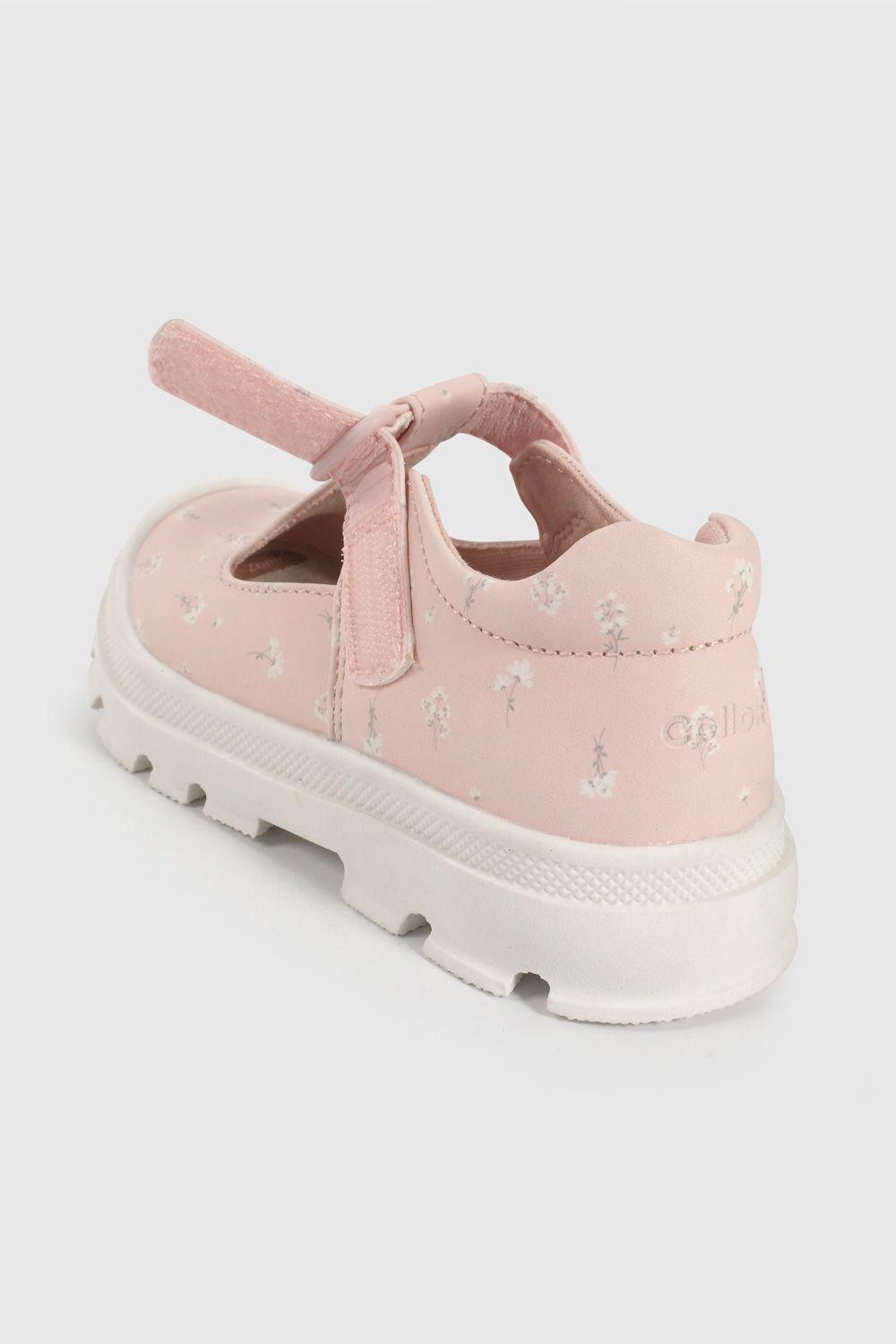 Reina Rosada con Estampado de Flores 42100230V26-5