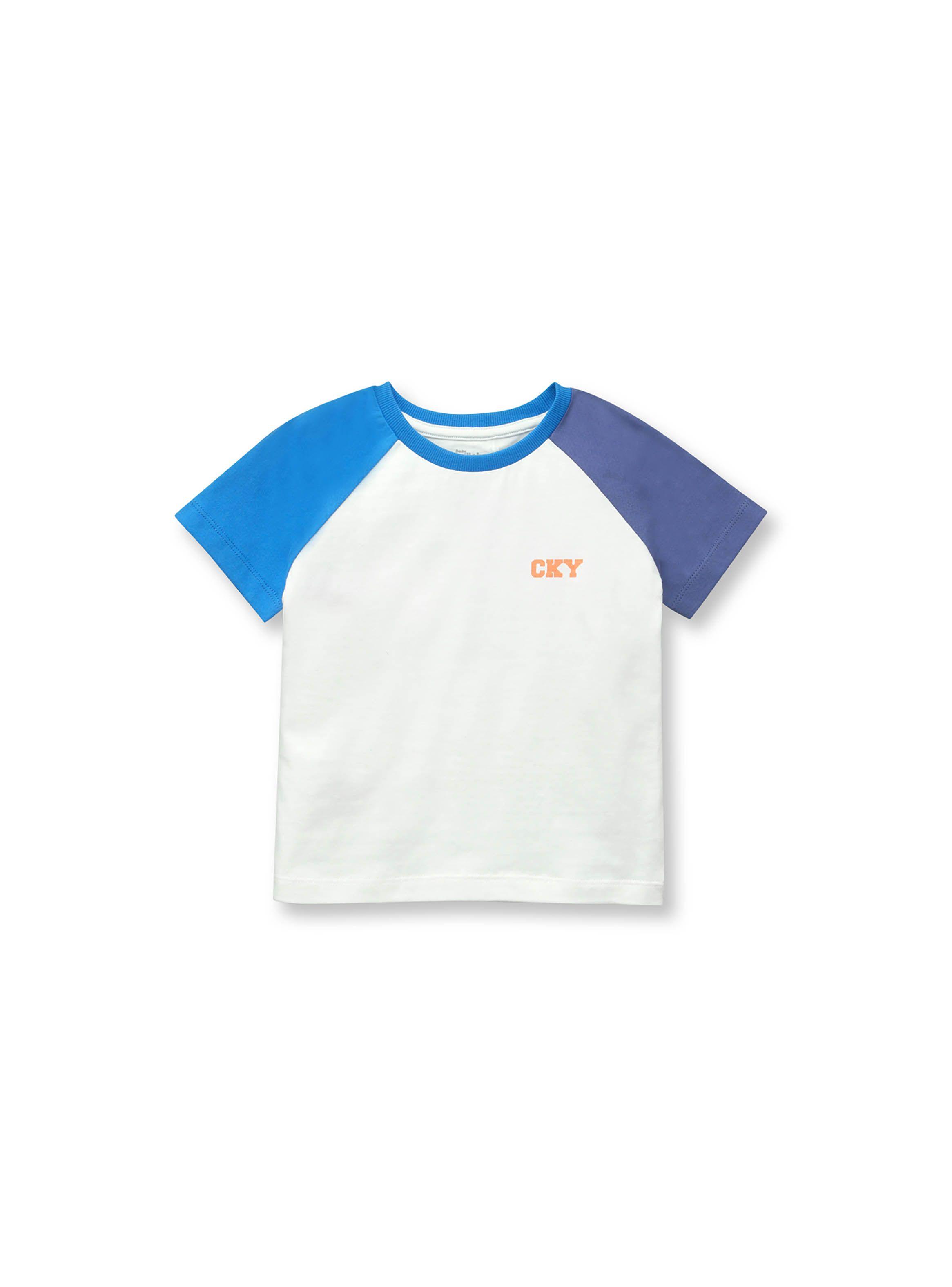 Polera de bebé niño bloques royal blue (3 a 36 meses)-1