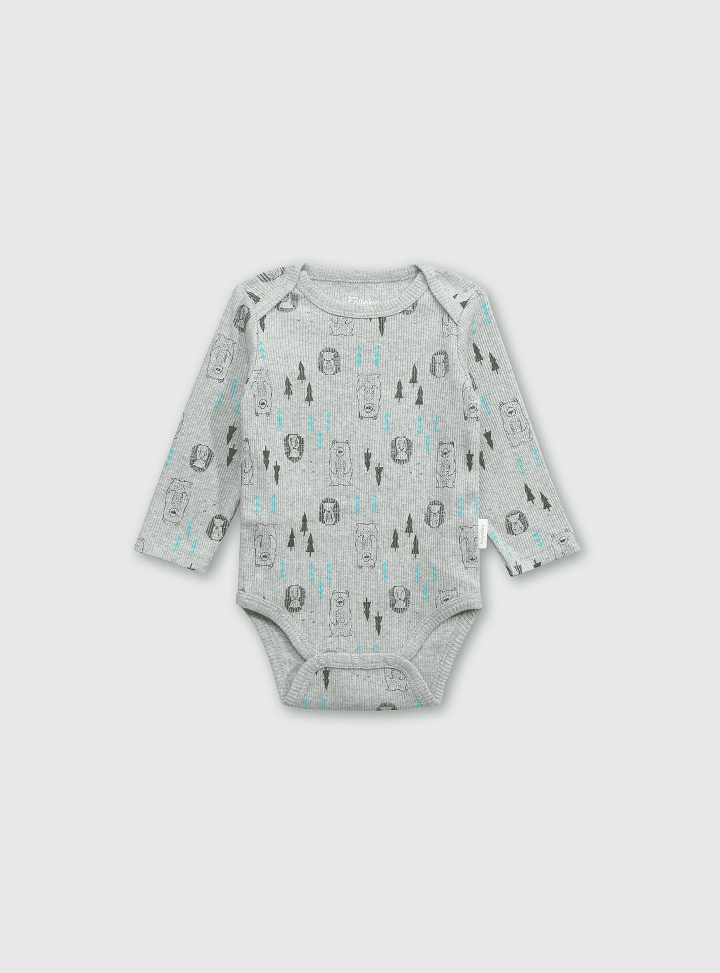 Conjunto Body/Pantalon Niño Gris 49647 Colloky-1
