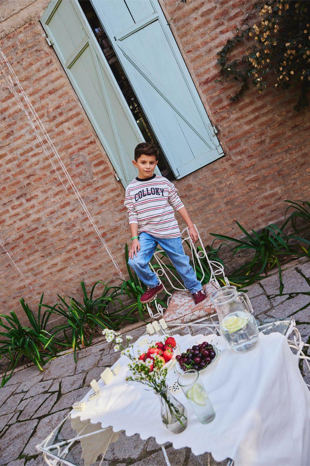 Polera rayas niño blanco 3-4A a 12-13A-1