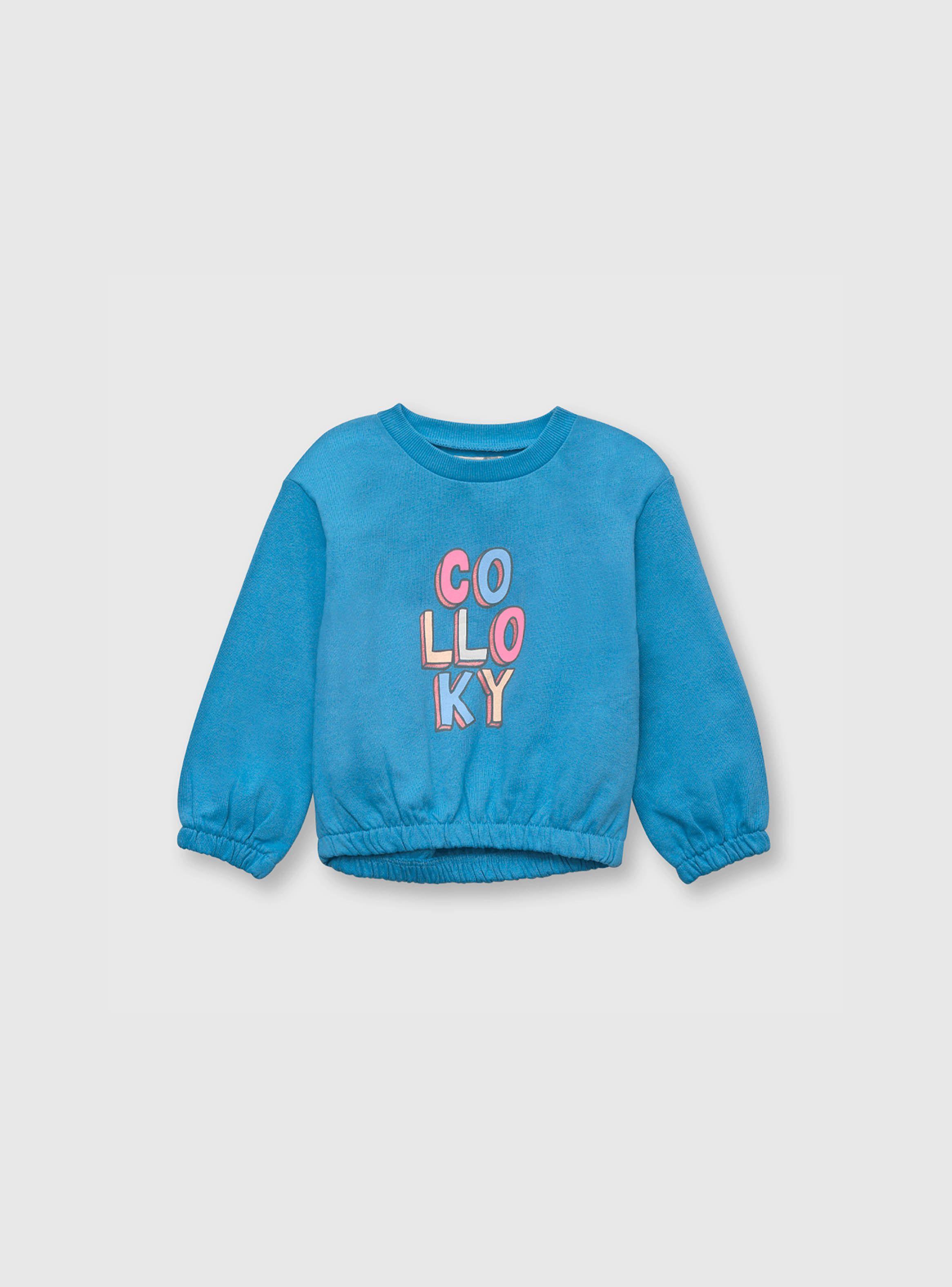 Polerón Niña Celeste (3 A 36 Meses) Colloky-0