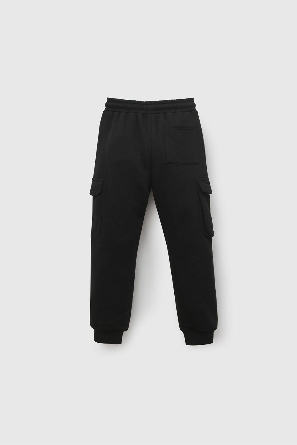 Pantalón Buzo Niño Negro 7907 Colloky-1