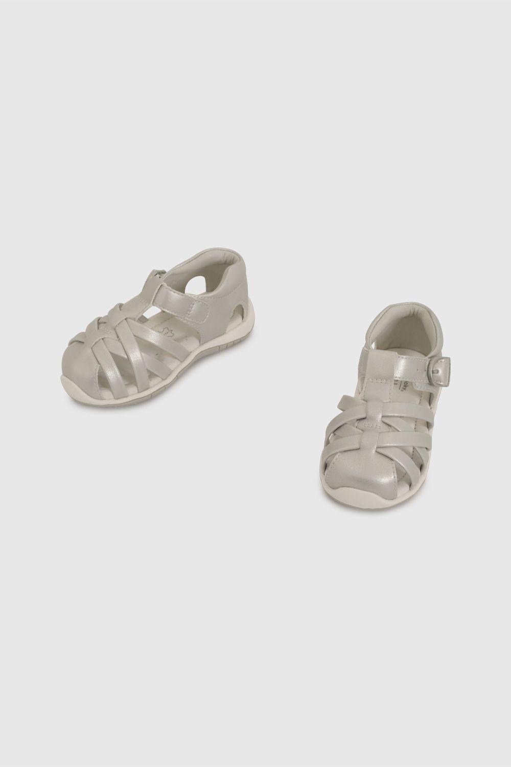 Sandalia Niña Plateado Metalico 58061 Colloky-3