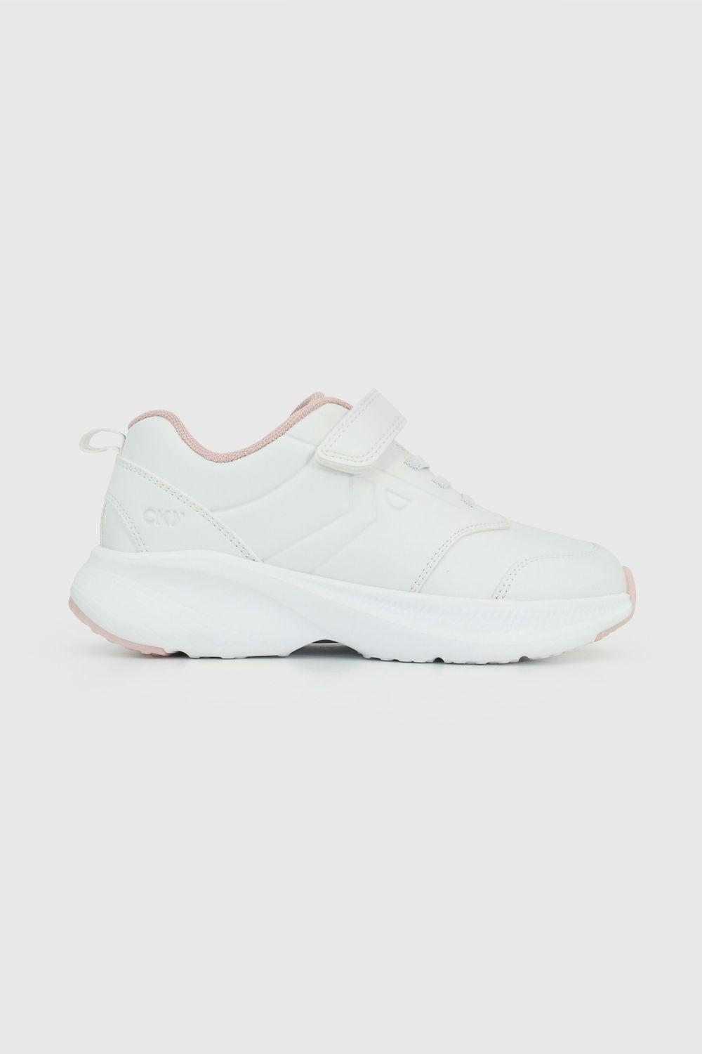 Zapatilla Escolar Detalles Rosados 7277 Colloky-1