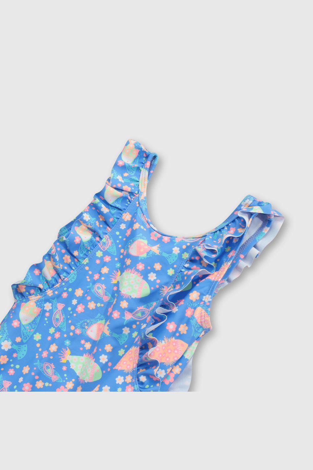 Traje de Baño Azul-2